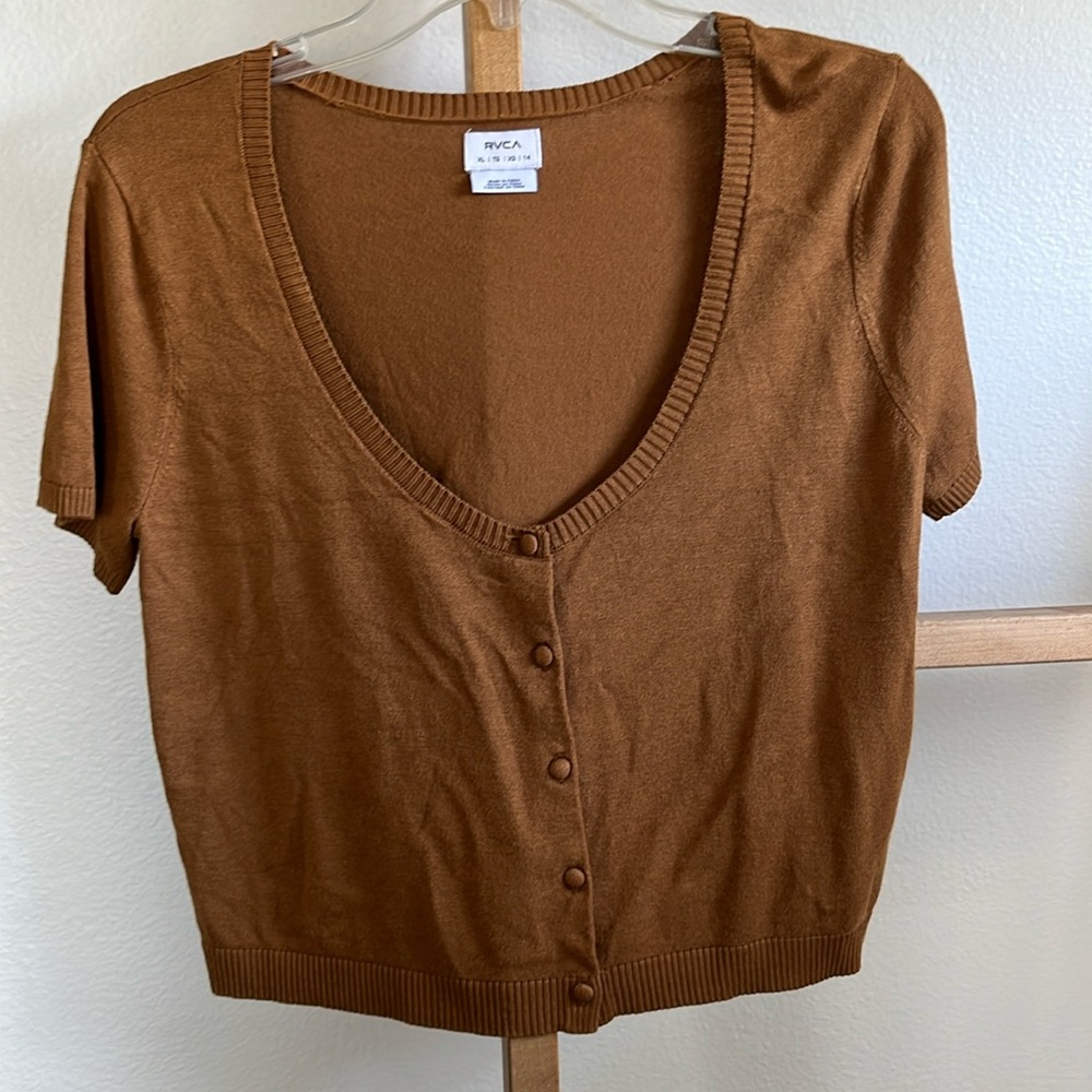RVCA cropped sweater